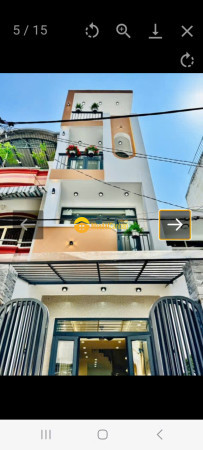 Nhà hẻm xe hơi, 39m2, 5 lầu, phú nhuận, giá 7.95 tỷ.