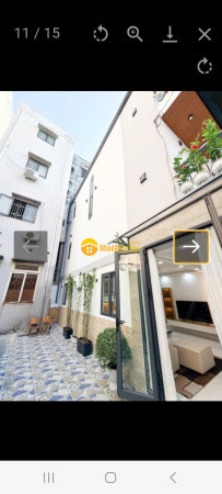 Nhà hẻm ba gác, 43m2, 3 lầu, bình thạnh, giá 7.5 tỷ.