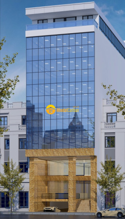 Bán tòa nhà văn phòng 8 tầng khu phố giải phóng dt 380m2 mt 9.6m. giá 130 tỷ